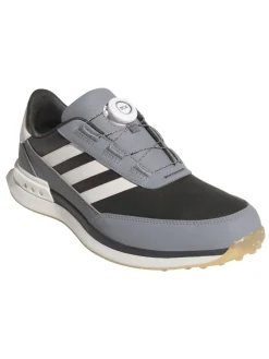 Adidas Mens Golf Shoes|S2G Spikeless BOA Golf Shoes - Carbon/Chalk White/Grey Three