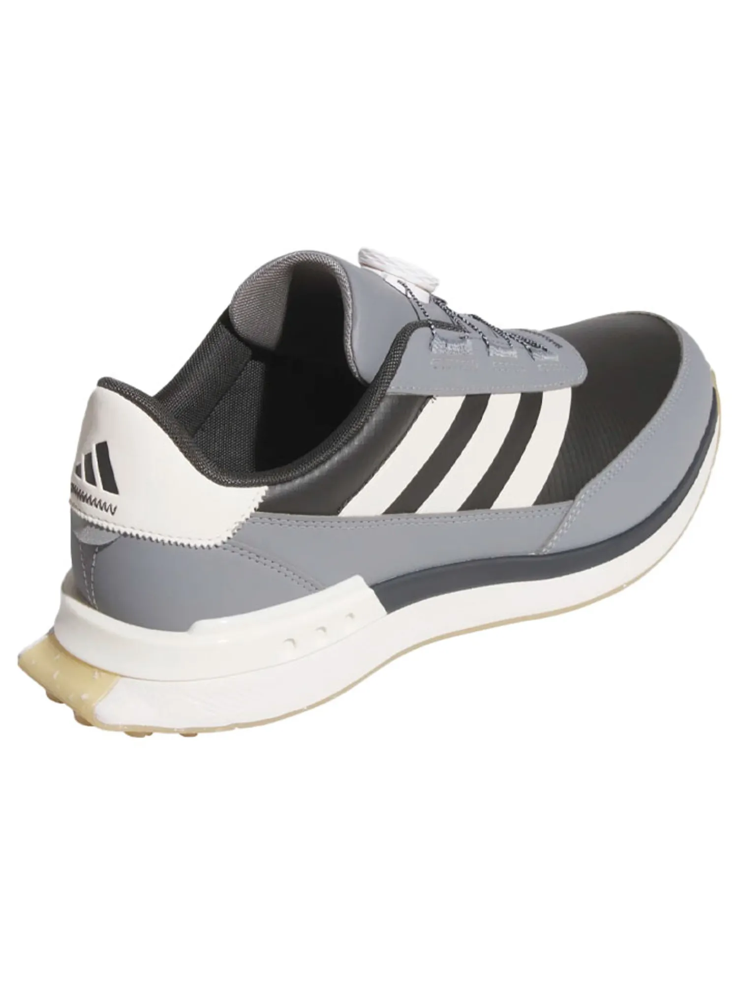 Adidas Mens Golf Shoes|S2G Spikeless BOA Golf Shoes - Carbon/Chalk White/Grey Three