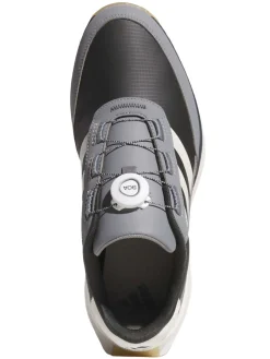Adidas Mens Golf Shoes|S2G Spikeless BOA Golf Shoes - Carbon/Chalk White/Grey Three