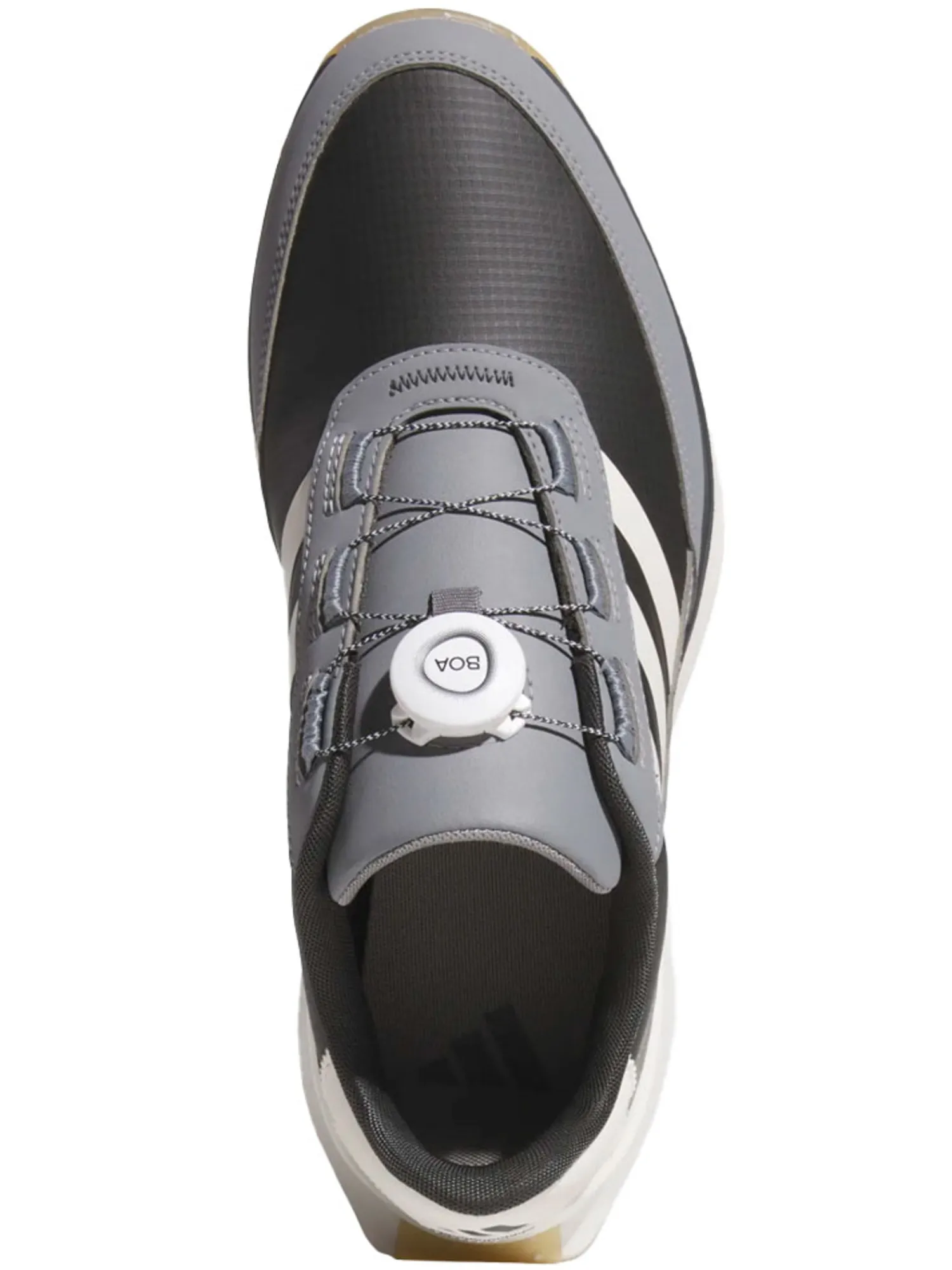 Adidas Mens Golf Shoes|S2G Spikeless BOA Golf Shoes - Carbon/Chalk White/Grey Three