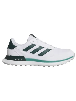 Adidas Mens Golf Shoes|S2G Spikeless Golf Shoes - Ftwr White/Aurora Ivy/Preloved Teal