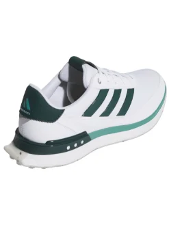 Adidas Mens Golf Shoes|S2G Spikeless Golf Shoes - Ftwr White/Aurora Ivy/Preloved Teal