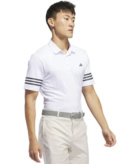 Adidas Clearance Clothing|3-Stripes Polo Shirt - White