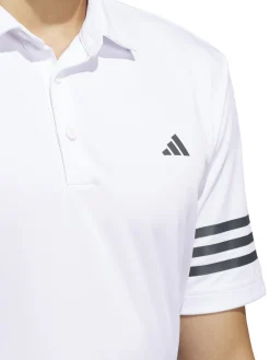 Adidas Clearance Clothing|3-Stripes Polo Shirt - White