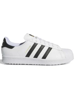 Adidas Clearance Shoes|Superstar Golf Spikeless Shoes - Ftwr White/Core Black/Gold Met.
