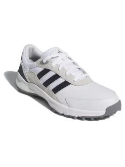Adidas Mens Golf Shoes|SW5540 Spikeless Golf Shoes - Cloud White/Collegiate Navy/Grey One