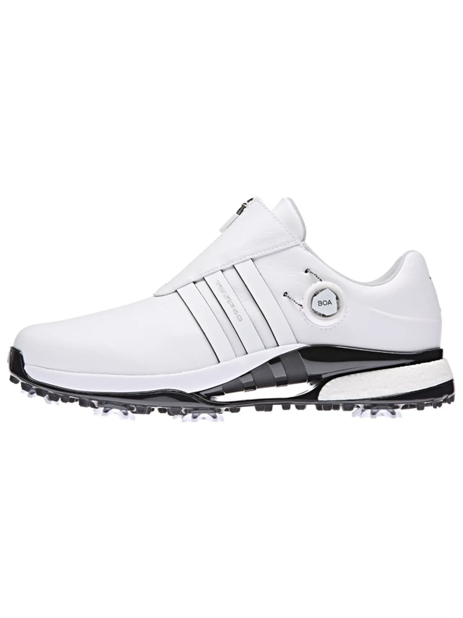 Adidas Clearance Shoes|Tour360 24 BOA Boost Golf Shoes (Wide Fit) - Ftwr White/Ftwr White