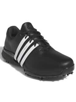 Adidas Mens Golf Shoes|Tour360 24 Boost Golf Shoes (Wide Fit) - Core Black/Ftwr White