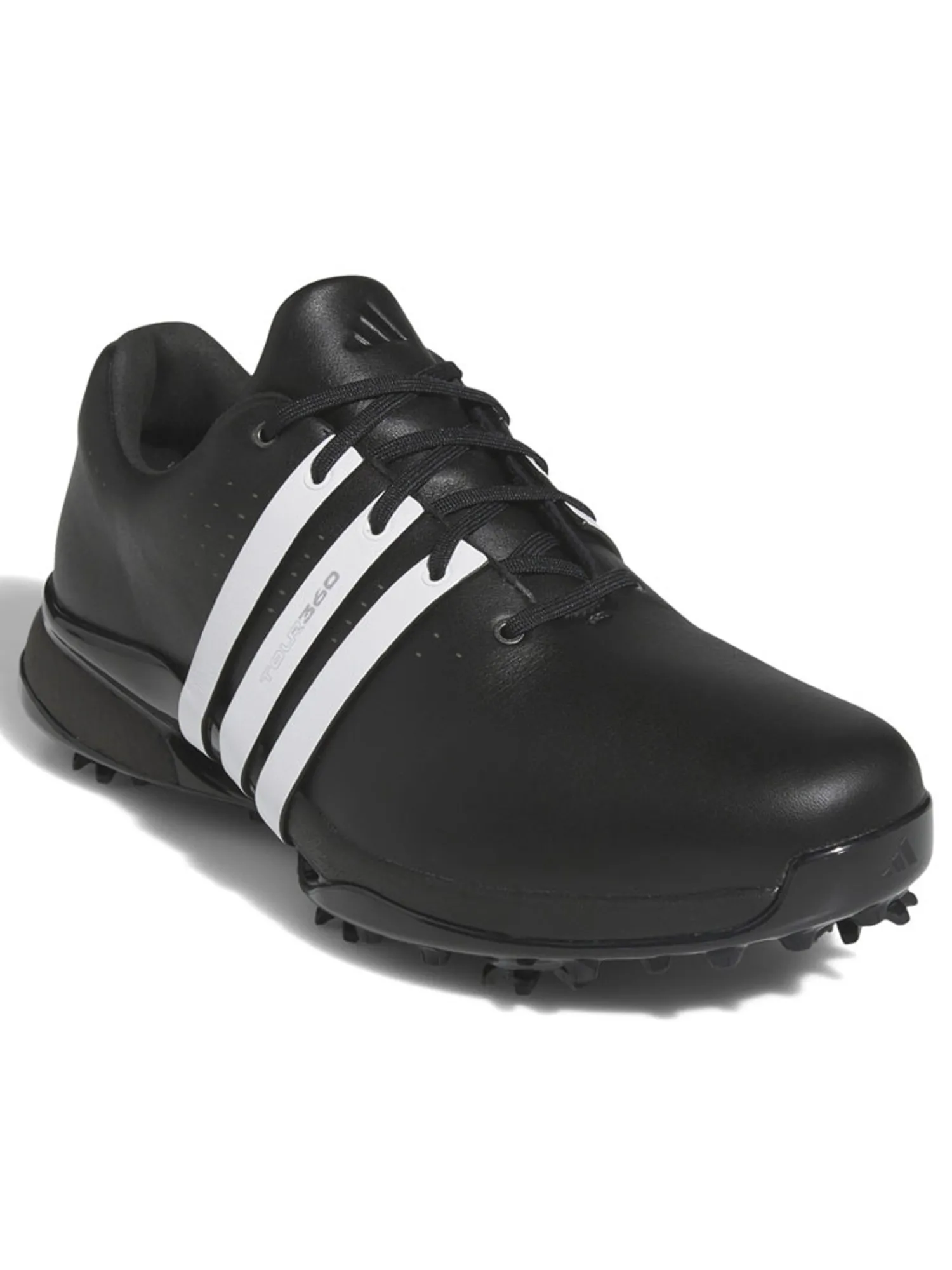 Adidas Mens Golf Shoes|Tour360 24 Boost Golf Shoes (Wide Fit) - Core Black/Ftwr White