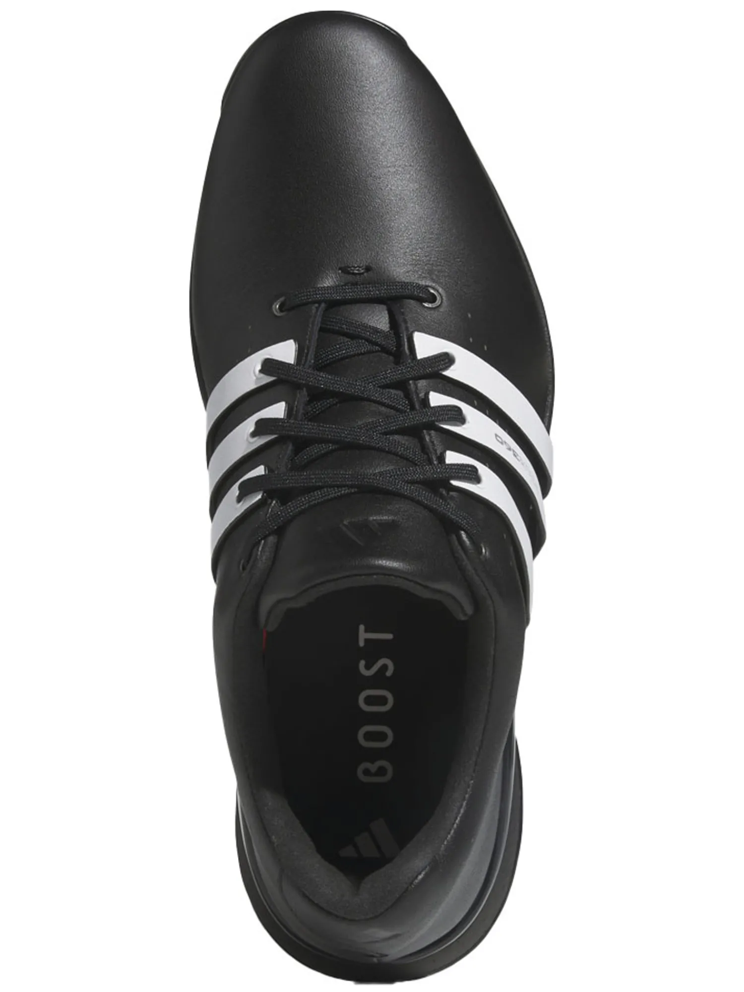 Adidas Mens Golf Shoes|Tour360 24 Boost Golf Shoes (Wide Fit) - Core Black/Ftwr White