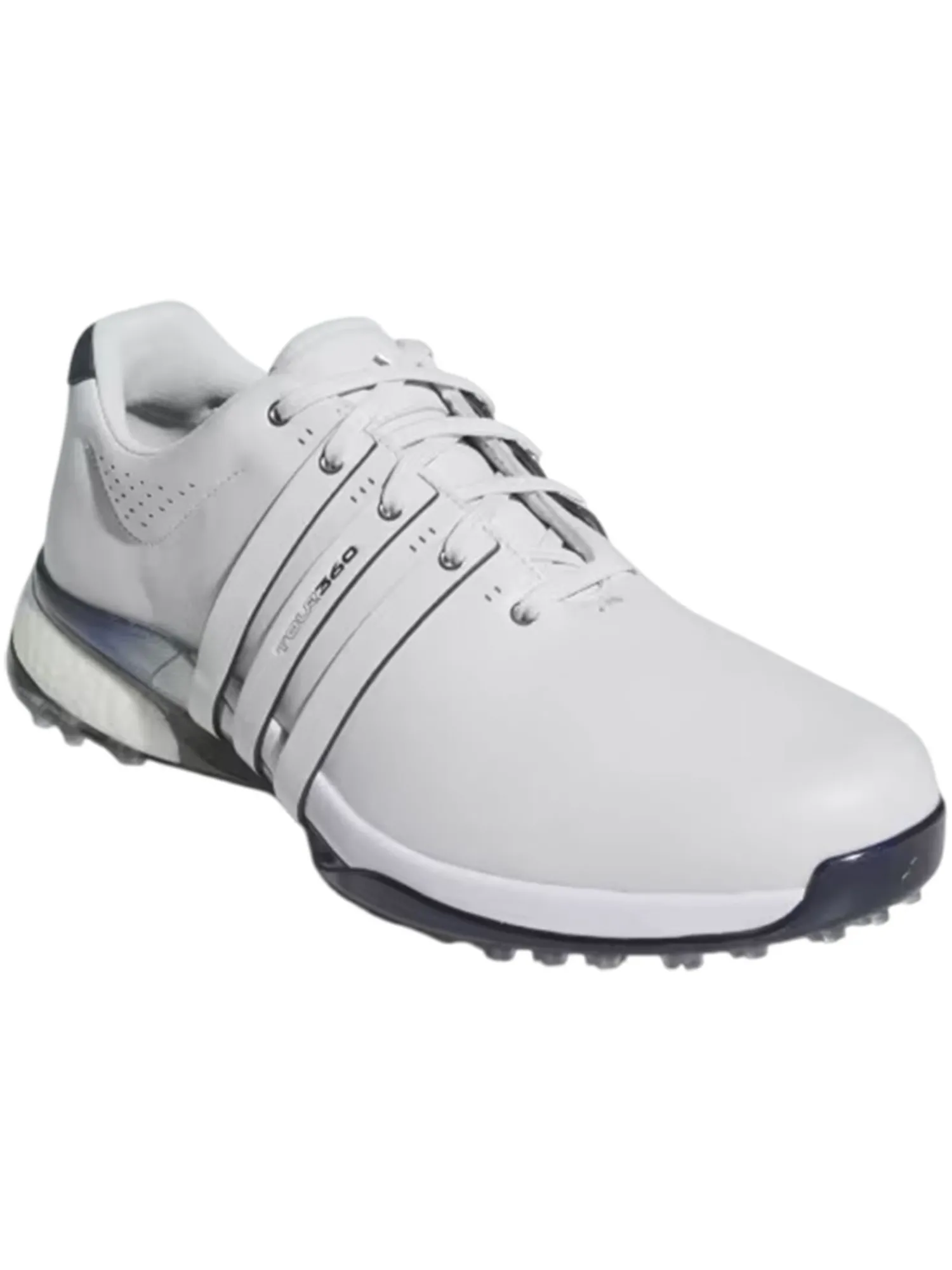 Adidas Mens Golf Shoes|Tour360 25 Wide Spikeless Golf Shoes - Dash Grey/Dash Grey/Silver Met.