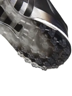 Adidas Mens Golf Shoes|Tour360 25 Wide Spikeless Golf Shoes - Core Black/Silver Met./Core Black