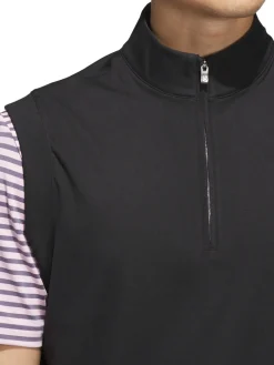 Adidas Vests|Ultimate365 Classic Quarter-Zip Vest - Black