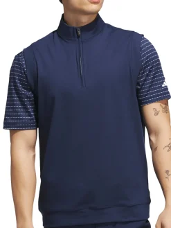 Adidas Vests|Ultimate365 Classic Quarter-Zip Vest - Collegiate Navy
