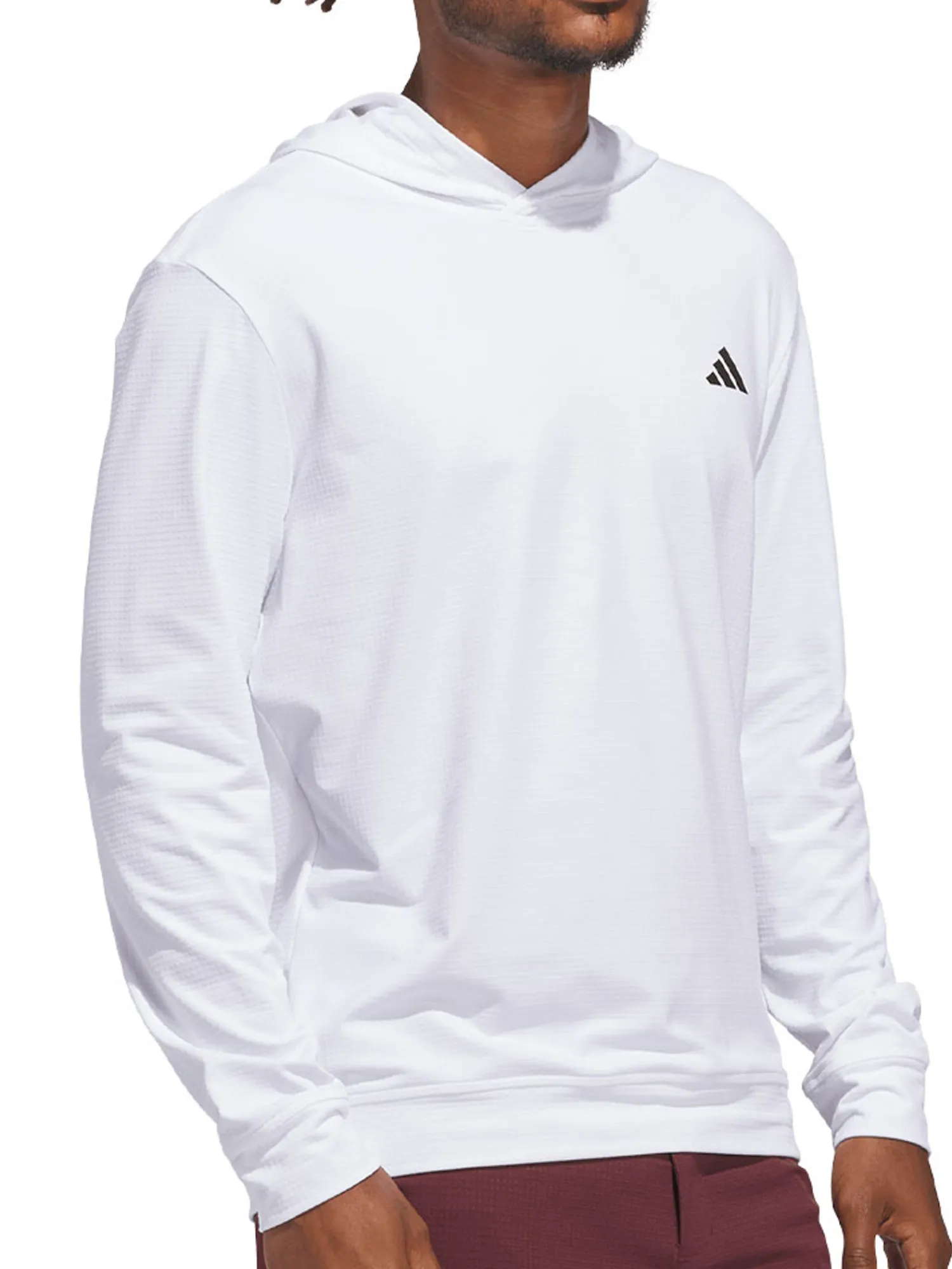 Adidas Jumpers|Ultimate365 Elevated Pullover Hoodie - White