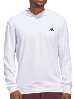 Adidas Jumpers|Ultimate365 Elevated Pullover Hoodie - White