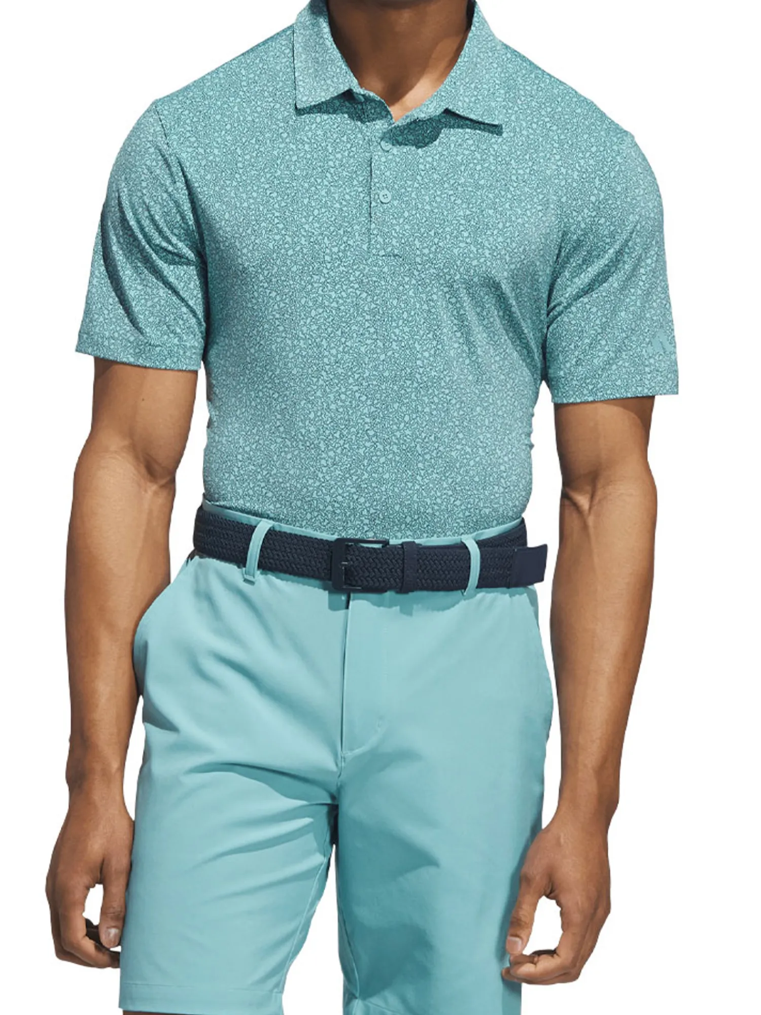 Adidas Shirts|Ultimate365 Mini Bunker Polo Shirt - Mint Tone