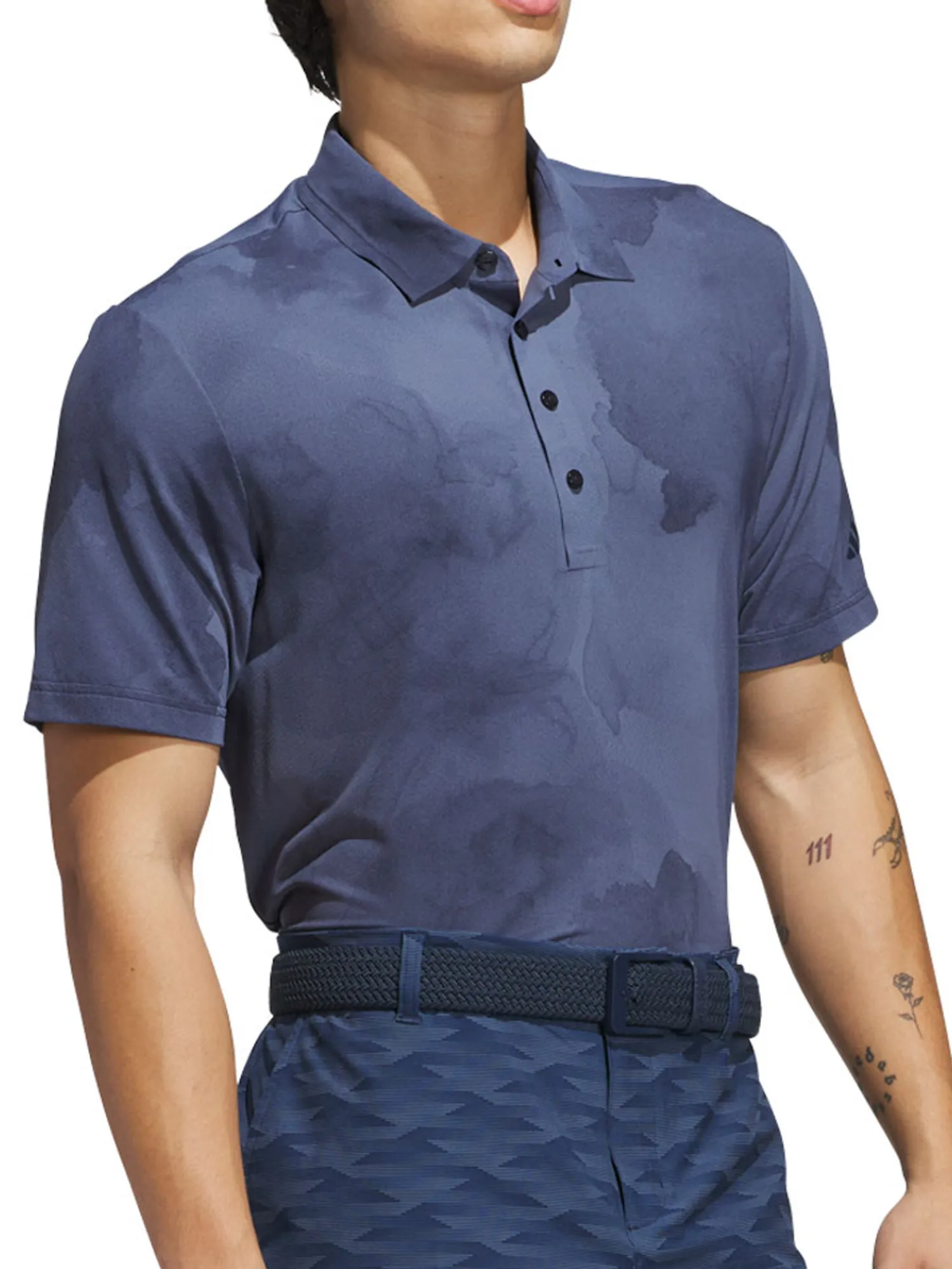 Adidas Shirts|Ultimate365 Printed Cool Feeling Tour Polo Shirt - Collegiate Navy