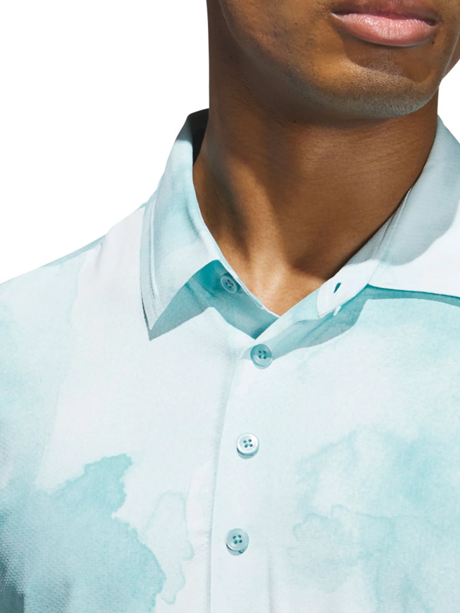 Adidas Shirts|Ultimate365 Printed Cool Feeling Tour Polo Shirt - Mint Tone