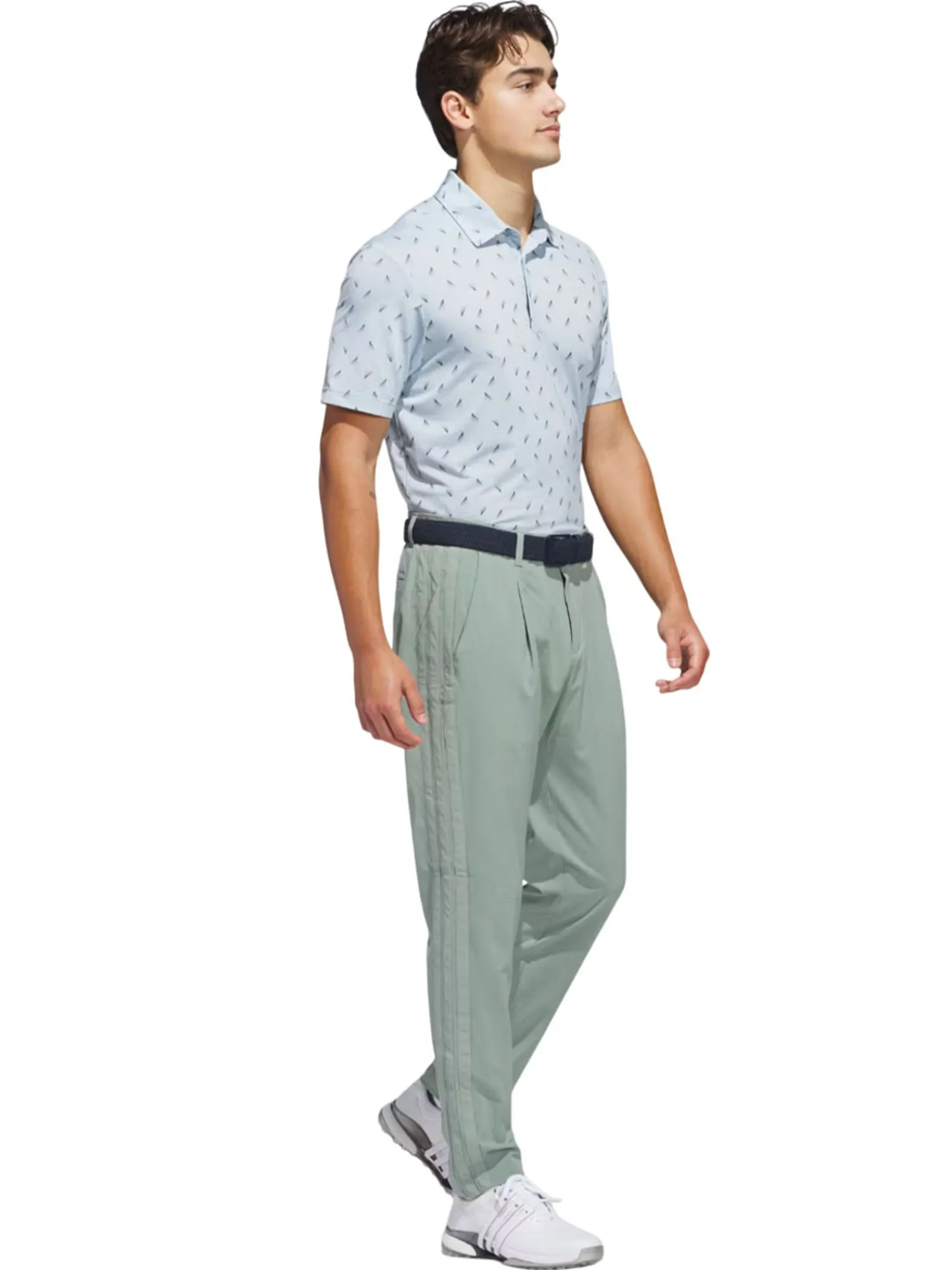 Adidas Shirts|Ultimate365 Printed Mesh Polo Shirt - Wonder Blue/Collegiate Navy