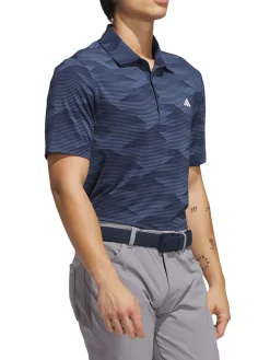 Adidas Shirts|Ultimate365 Speed Stripe Polo Shirt - Collegiate Navy/Preloved Ink
