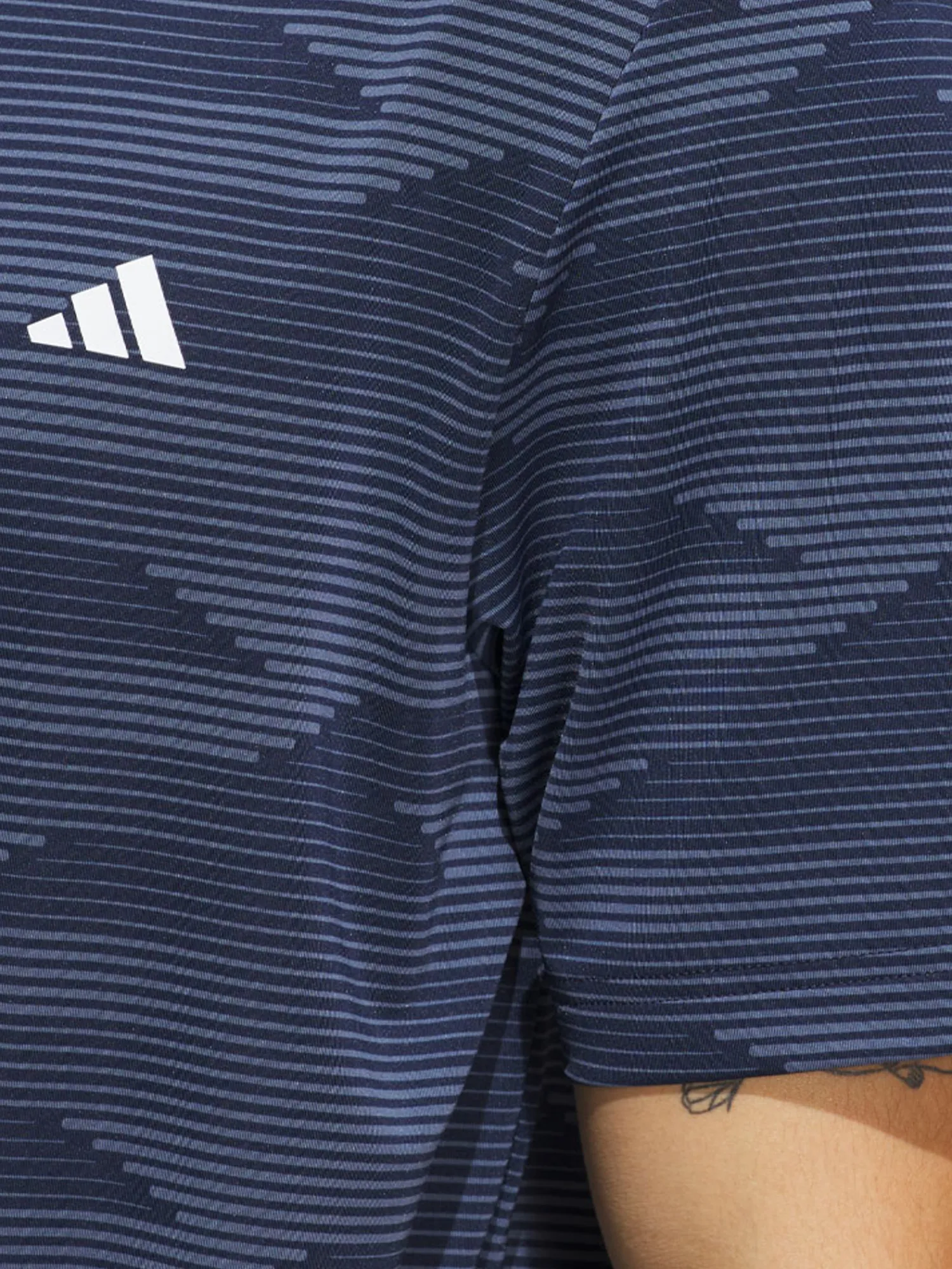 Adidas Shirts|Ultimate365 Speed Stripe Polo Shirt - Collegiate Navy/Preloved Ink