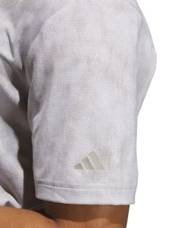 Adidas Shirts|Ultimate365 Textured Print Polo Shirt - Alumina/Putty Beige