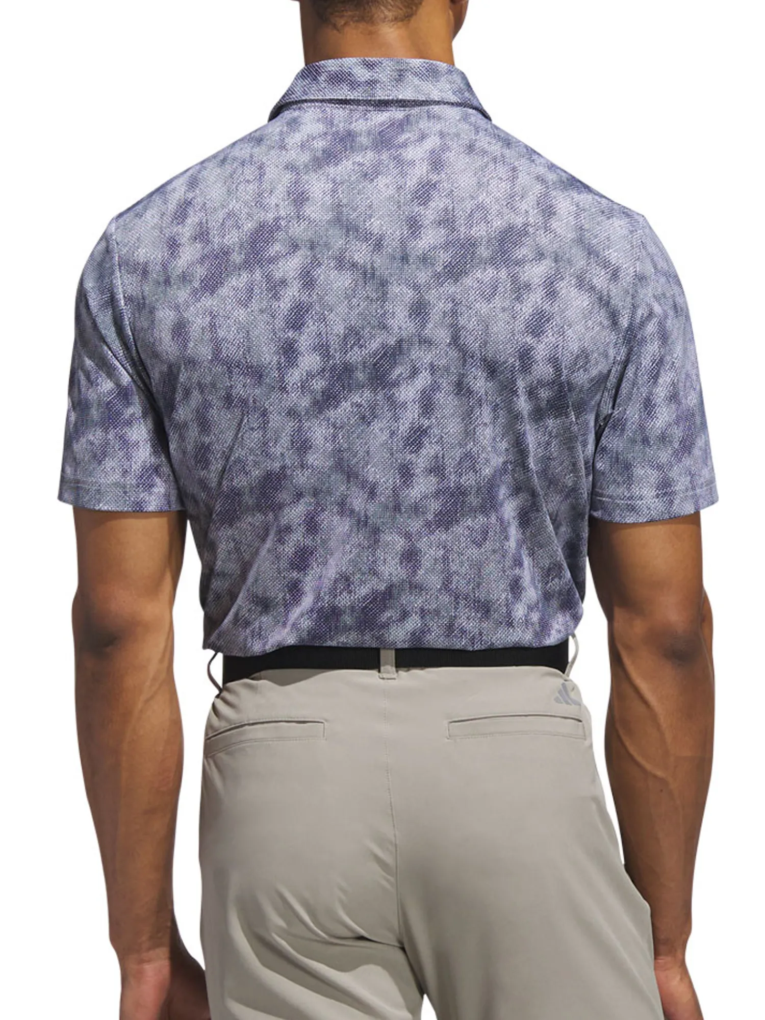 Adidas Shirts|Ultimate365 Textured Print Polo Shirt - Collegiate Navy/White
