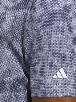 Adidas Shirts|Ultimate365 Textured Print Polo Shirt - Collegiate Navy/White