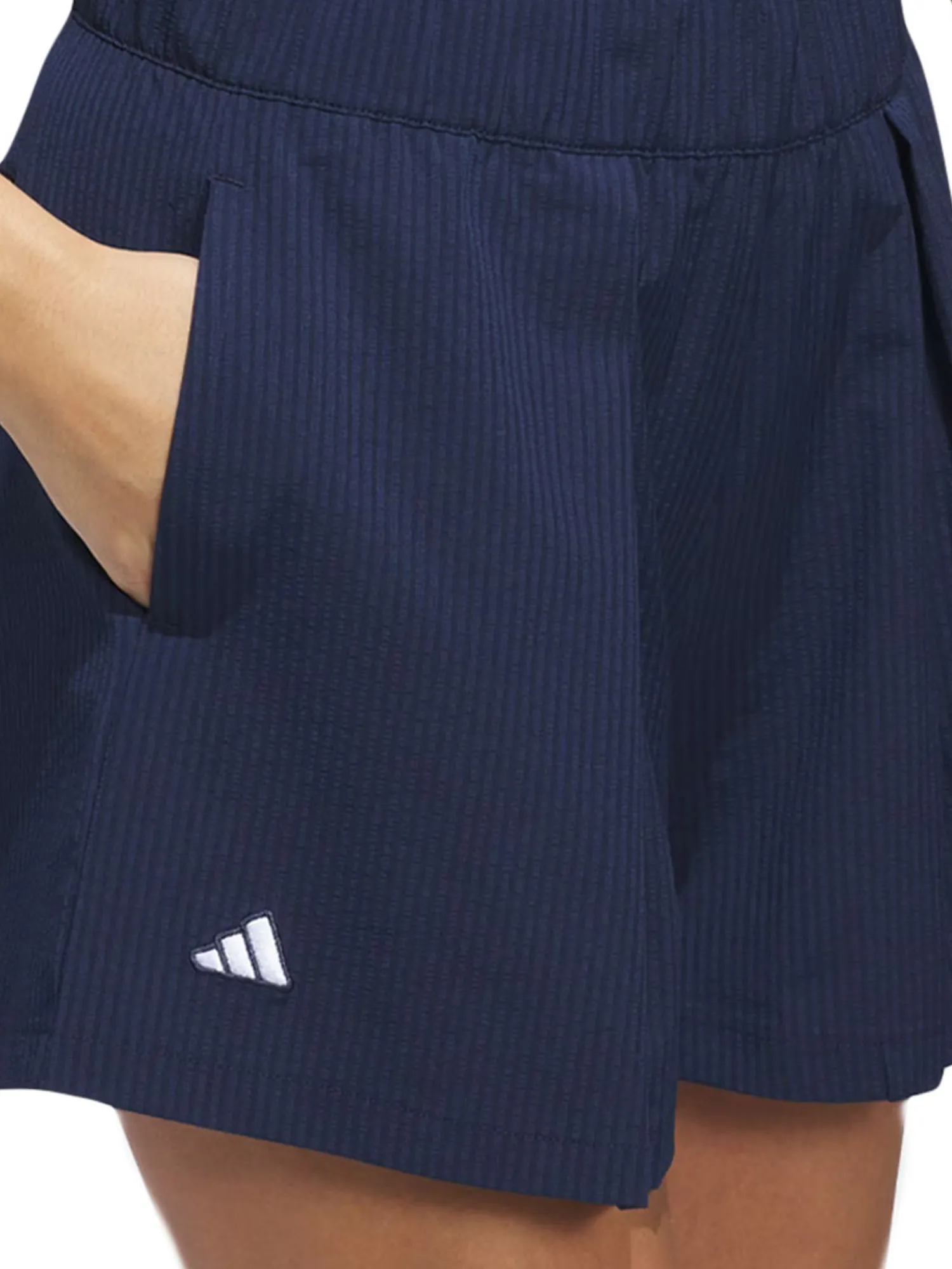 Adidas Shorts|Womens Go-To Pleated 5-Inch Short - Collegiate Navy