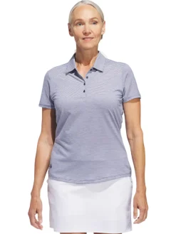 Adidas Shirts|Womens Ottoman Short Sleeve Polo Shirt - Collegiate Navy