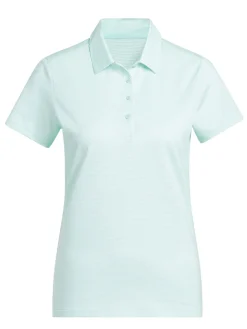 Adidas Shirts|Womens Ottoman Short Sleeve Polo Shirt - Semi Flash Aqua