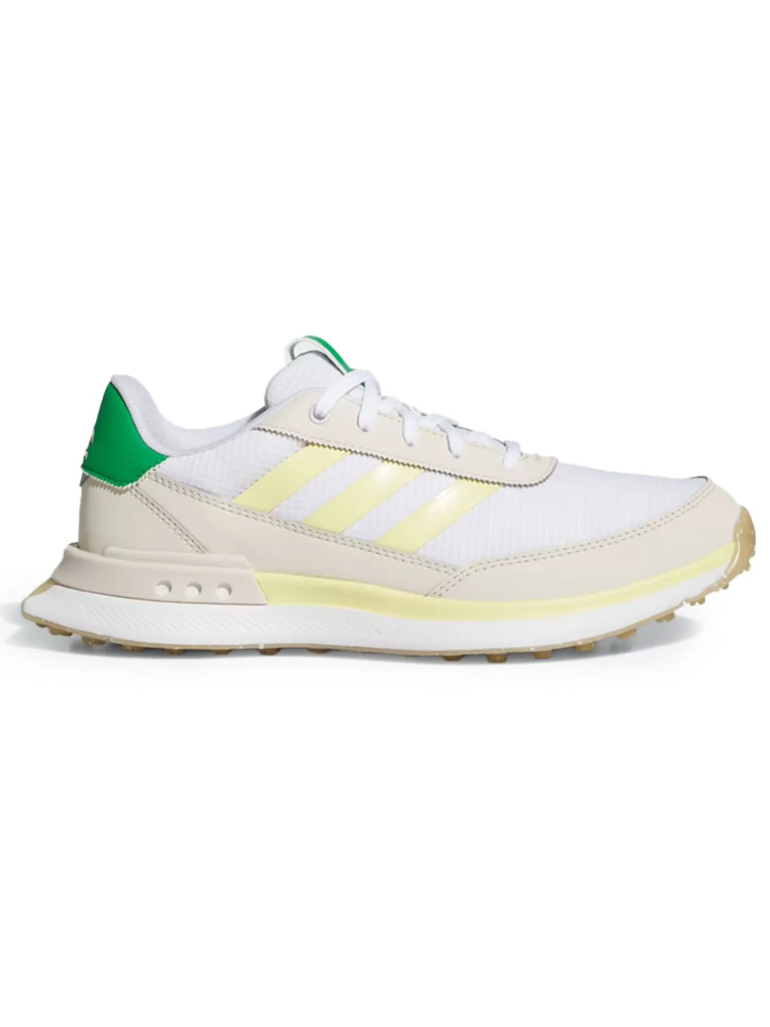 Adidas Clearance Shoes|Womens S2G Spikeless 24 Golf Shoes - Ftwr White/Powder Yellow/Green