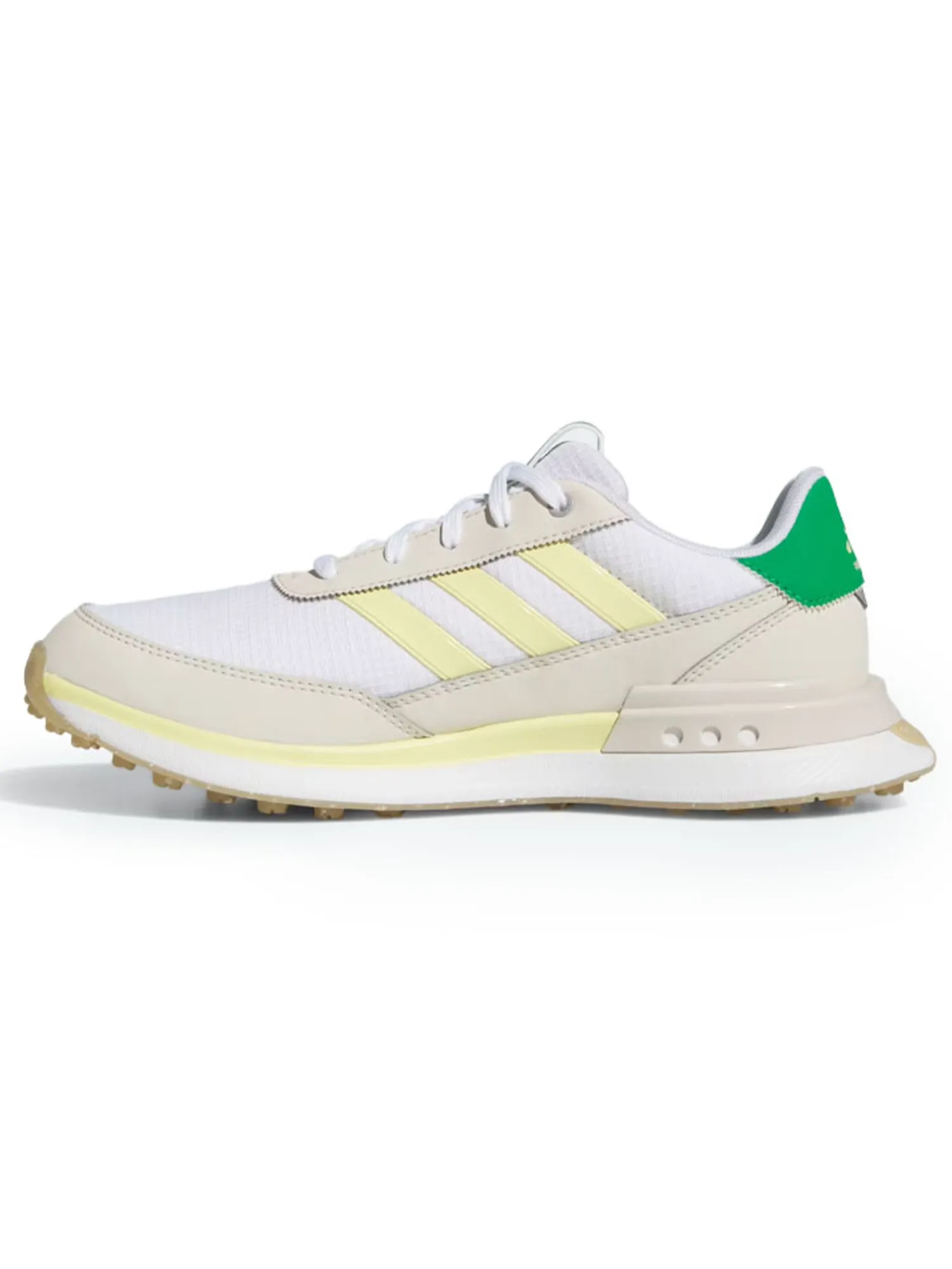 Adidas Clearance Shoes|Womens S2G Spikeless 24 Golf Shoes - Ftwr White/Powder Yellow/Green