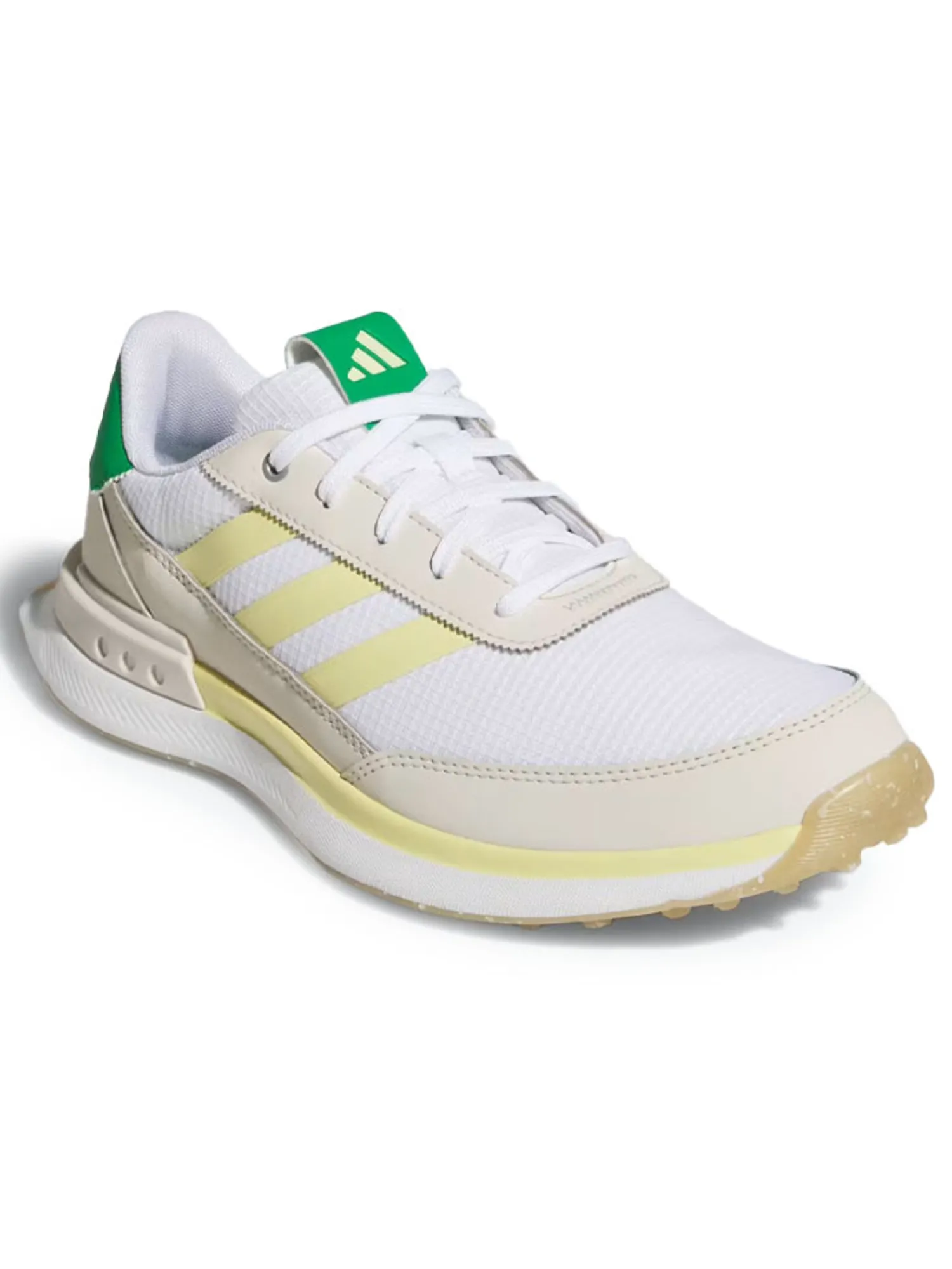 Adidas Clearance Shoes|Womens S2G Spikeless 24 Golf Shoes - Ftwr White/Powder Yellow/Green