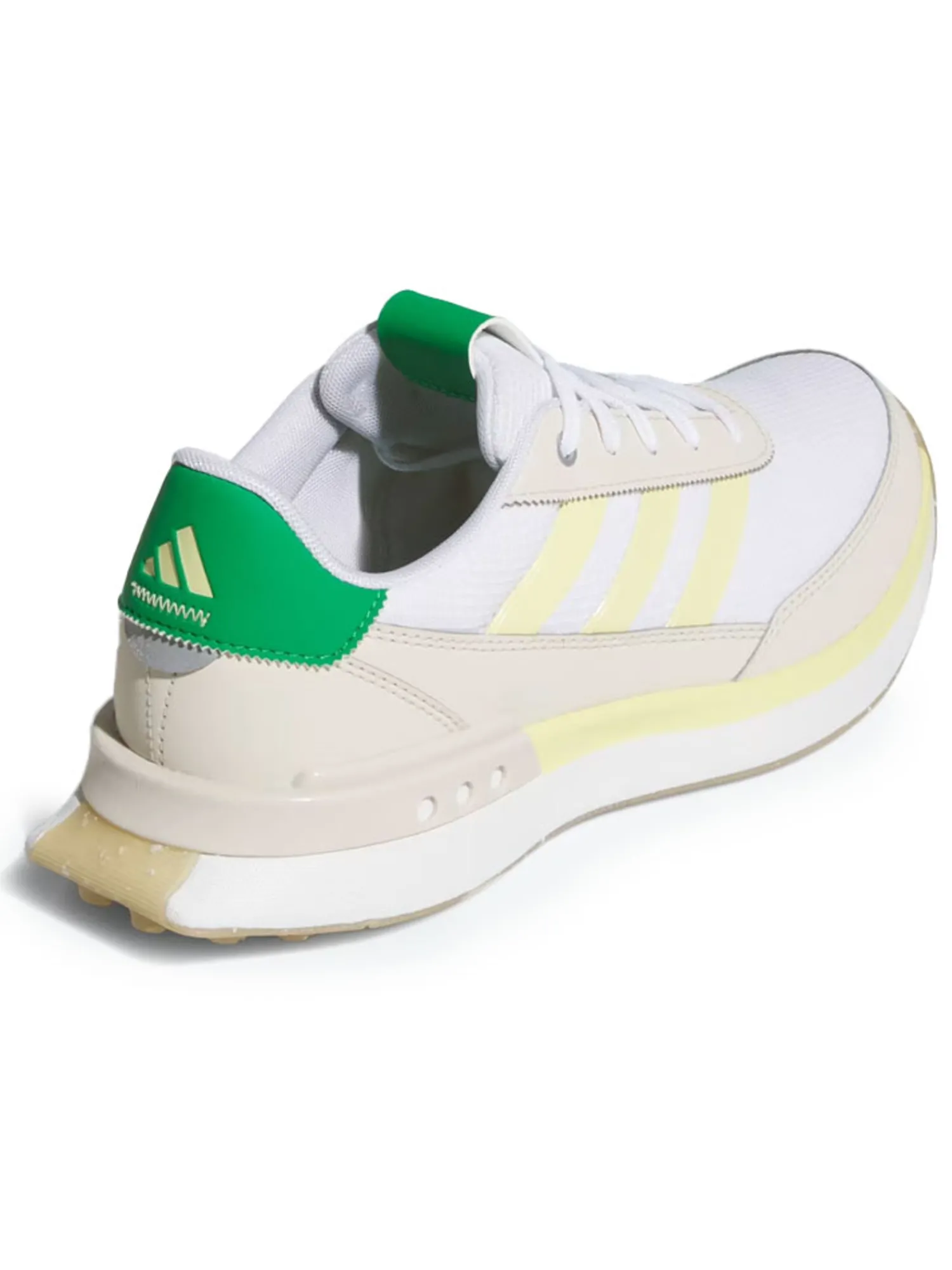 Adidas Clearance Shoes|Womens S2G Spikeless 24 Golf Shoes - Ftwr White/Powder Yellow/Green