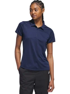 Adidas Shirts|Womens Solid Performance Short Sleeve Polo Shirt - Collegiate Navy