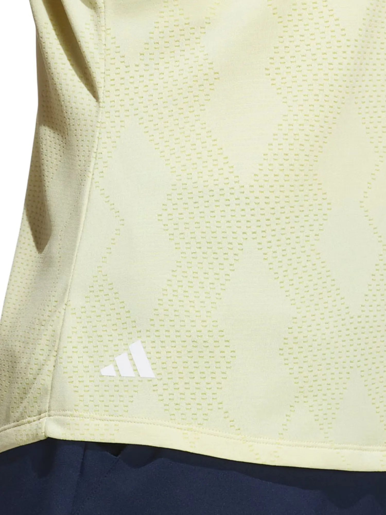 Adidas Shirts|Womens Ultimate365 Diamond Jacquard Polo Shirt - Powder Yellow