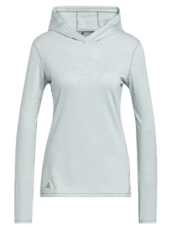 Adidas Jumpers|Womens Ultimate365 Emboss Hoodie - Wonder Silver