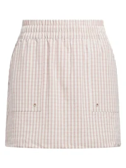 Adidas Skorts & Dresses|Womens Ultimate365 Gingham 15-Inch Skort - Wonder Taupe