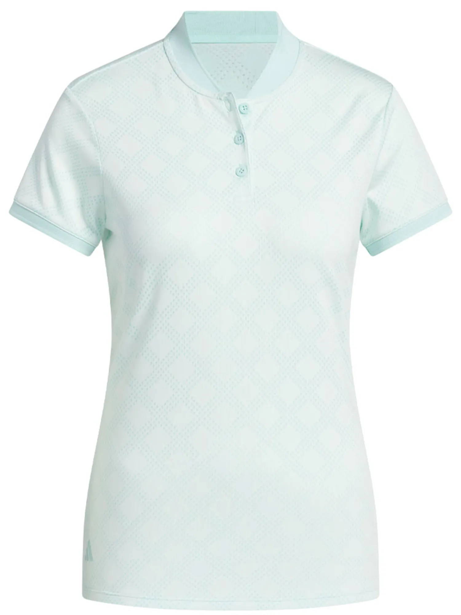 Adidas Shirts|Womens Ultimate365 Jacquard Short Sleeve Polo Shirt - Semi Flash Aqua