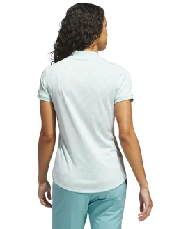 Adidas Shirts|Womens Ultimate365 Jacquard Short Sleeve Polo Shirt - Semi Flash Aqua