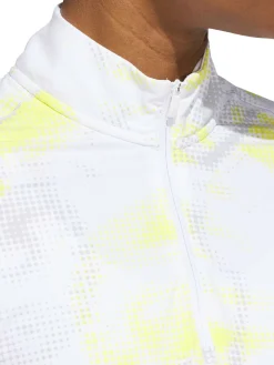 Adidas Shirts|Womens Ultimate365 Printed Quarter-Zip Mock - White