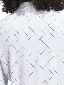 Adidas Shirts|Womens Ultimate365 Printed Quarter-Zip Mock Neck Top - White