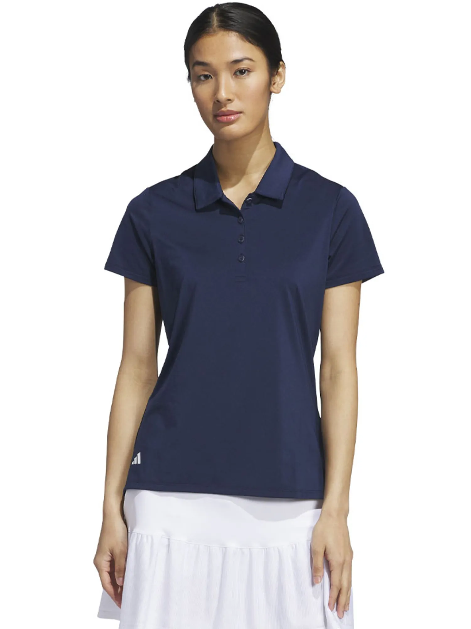 Adidas Shirts|Womens Ultimate365 Solid Short Sleeve Polo Shirt - Collegiate Navy