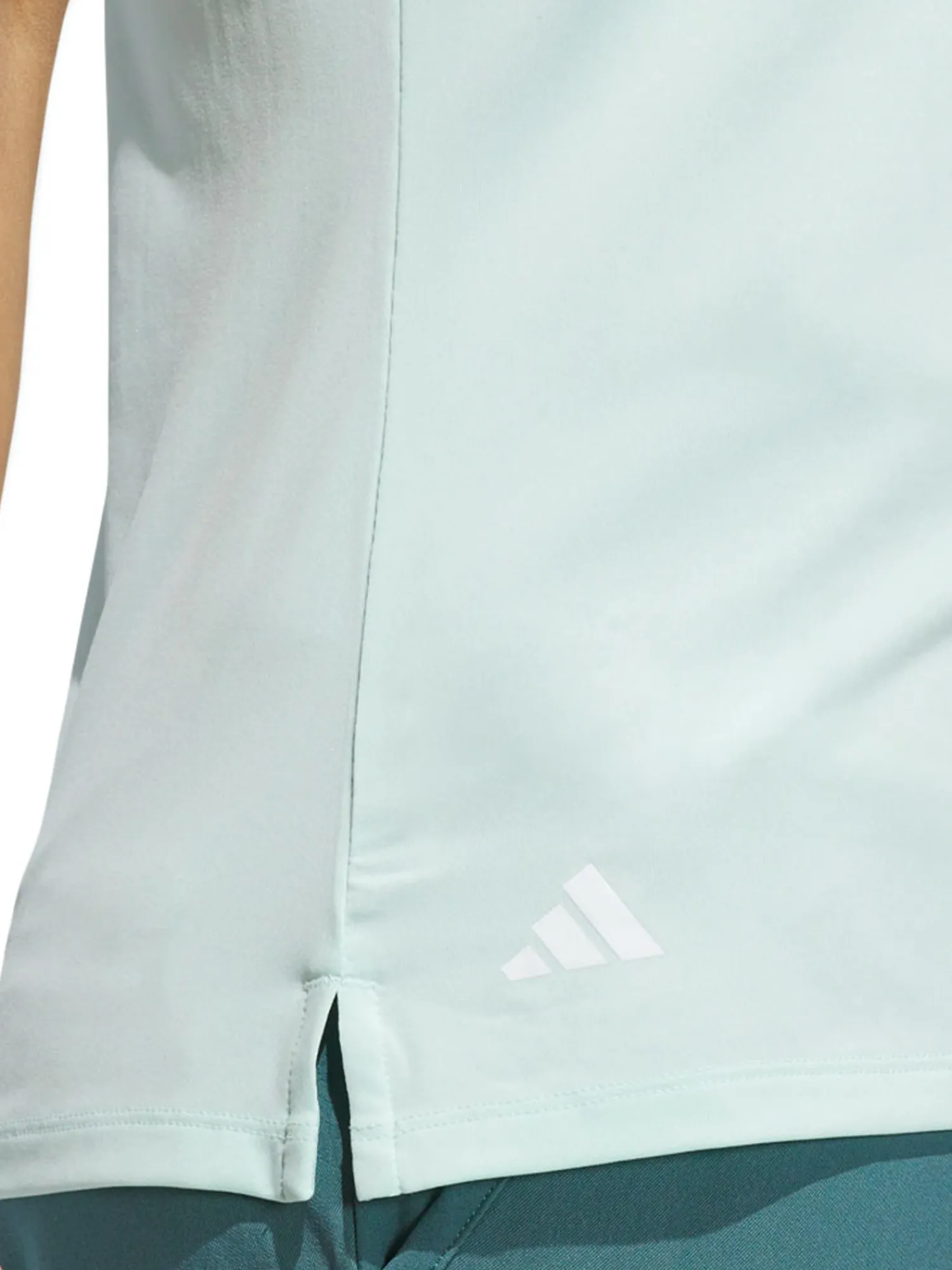 Adidas Shirts|Womens Ultimate365 Solid Short Sleeve Polo Shirt - Semi Flash Aqua