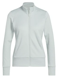 Adidas Jumpers|Womens Ultimate365 Texture Jacket - Wonder Silver