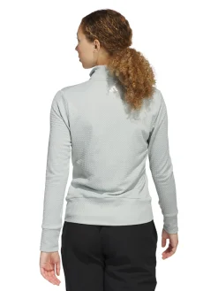 Adidas Jumpers|Womens Ultimate365 Texture Jacket - Wonder Silver