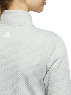 Adidas Jumpers|Womens Ultimate365 Texture Jacket - Wonder Silver