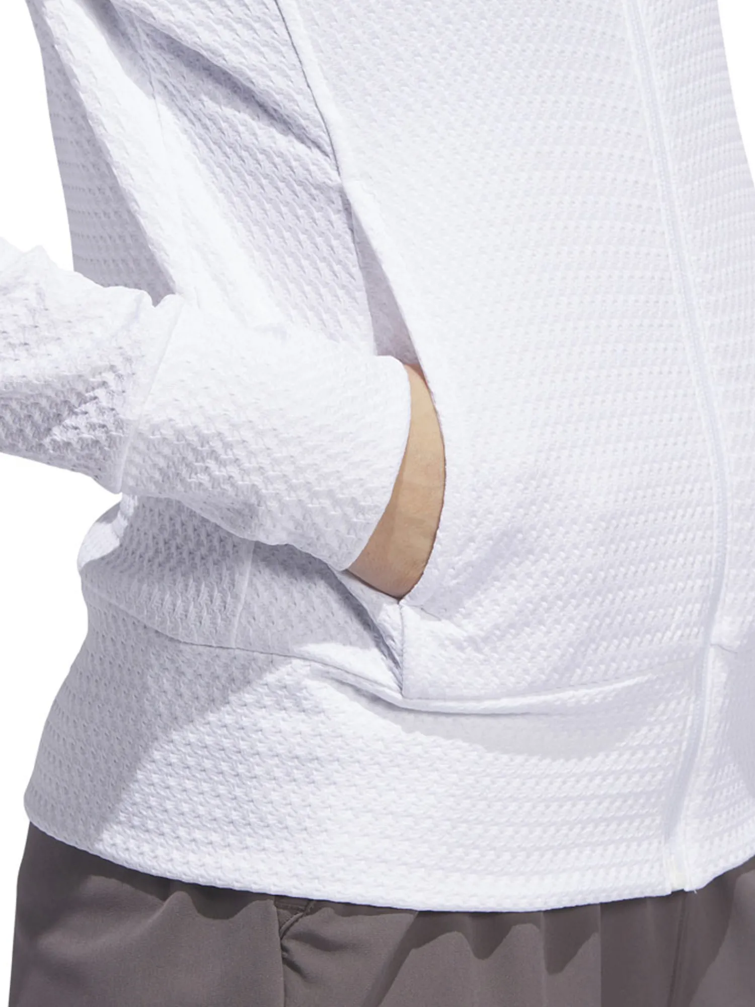 Adidas Jumpers|Womens Ultimate365 Texture Jacket - White